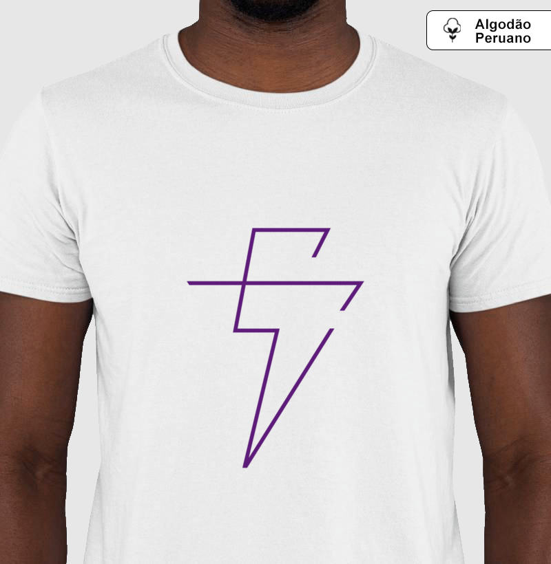 Camiseta Algodão Peruano Oficial Eloy Casagrande #03 - Branca Manga Curta - Imagem 2