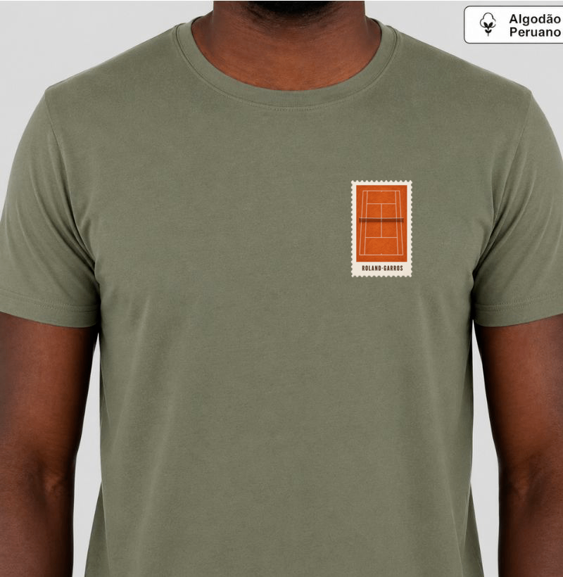 Camiseta Peruano Selo Roland Garros (masculina e feminina) - Imagem 3