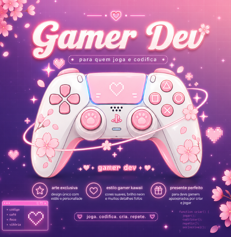 Gamer Dev Girl — Controle Pocket - Imagem 2