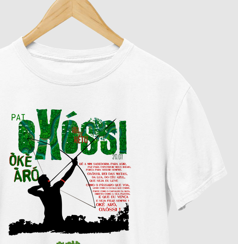 camiseta OXÓSSI oração masculina - Imagem 3