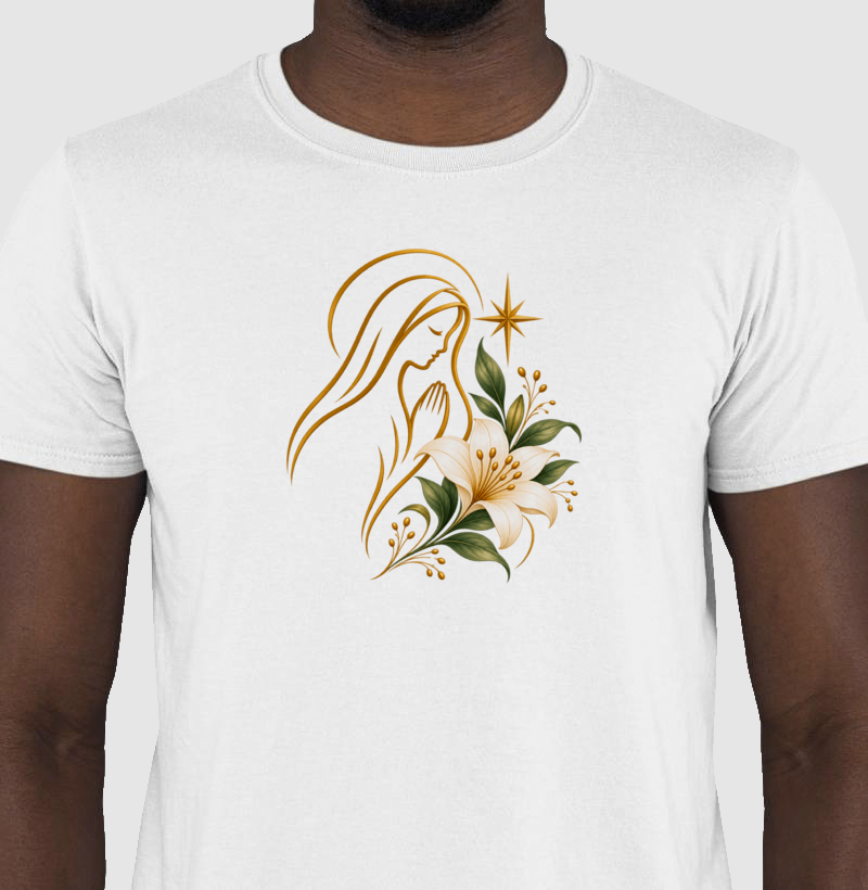 Camiseta Nossa Senhora – Luz de Maria - Imagem 4