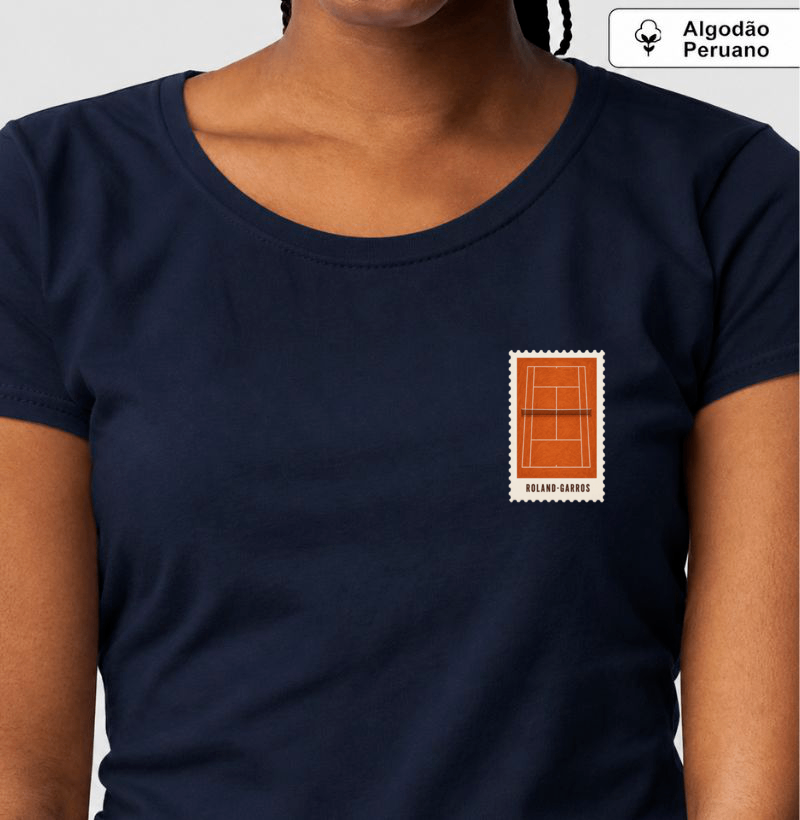Camiseta Peruano Selo Roland Garros (masculina e feminina) - Imagem 4