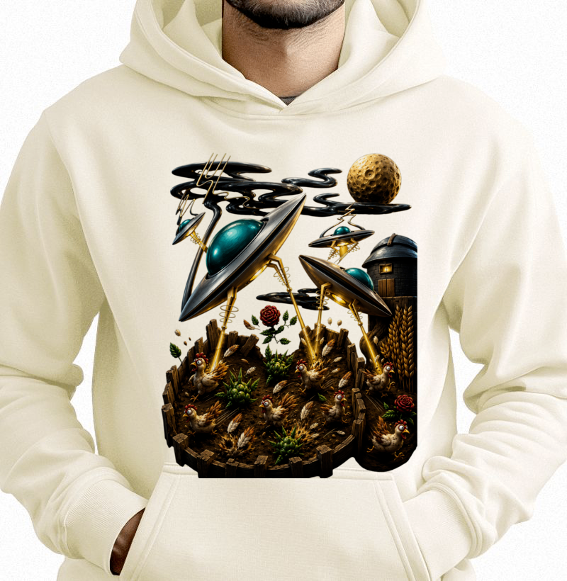 Hoodie Moletom Atack Alien - Imagem 3