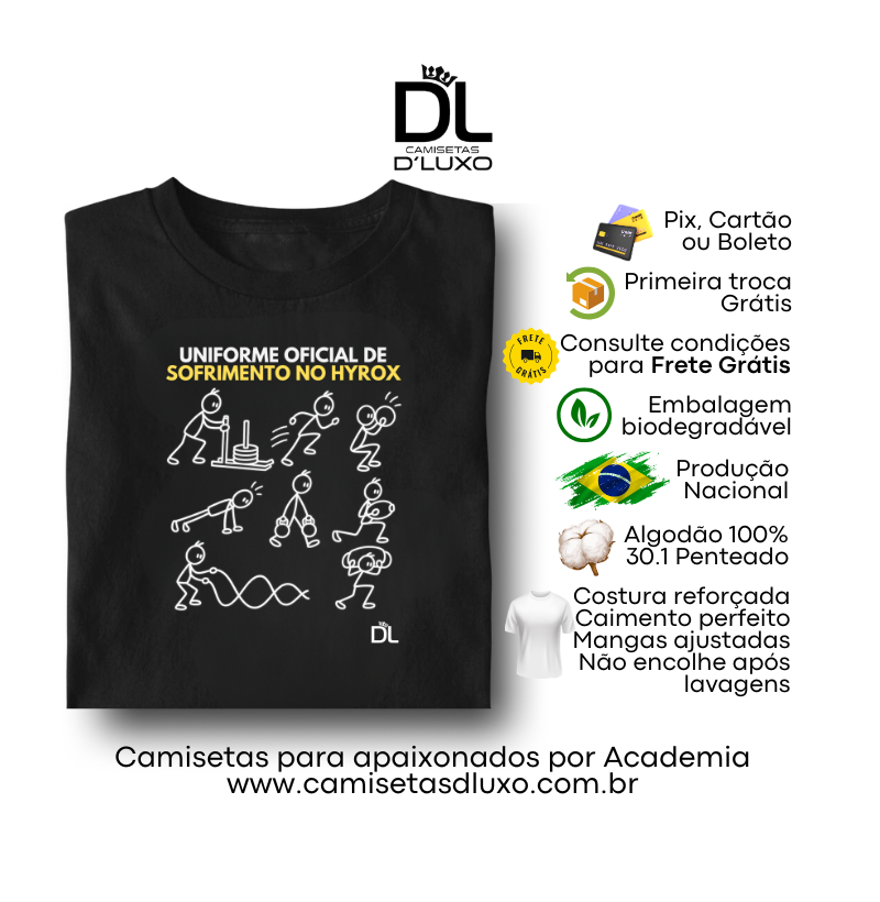 Uniforme Oficial de Sofrimento no Hyrox - Imagem 4