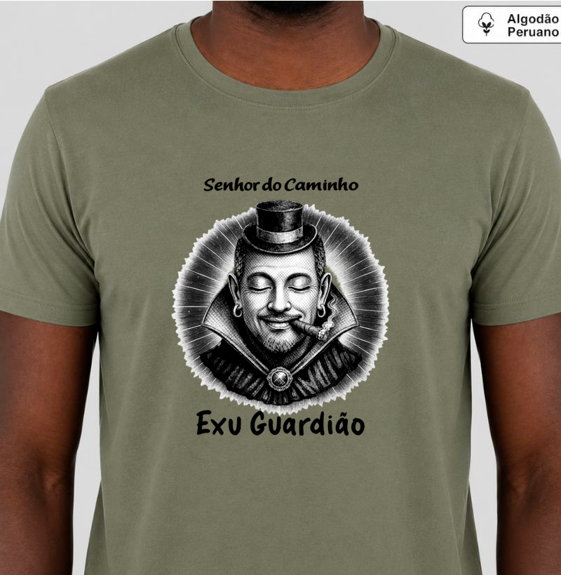Exu Guardião • Senhor do Caminho (algodão peruano) - Imagem 4