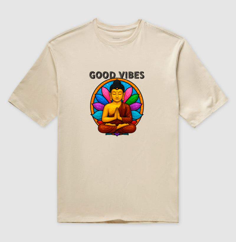 Good Vibes • Buda Gautama (oversized) - Imagem 3