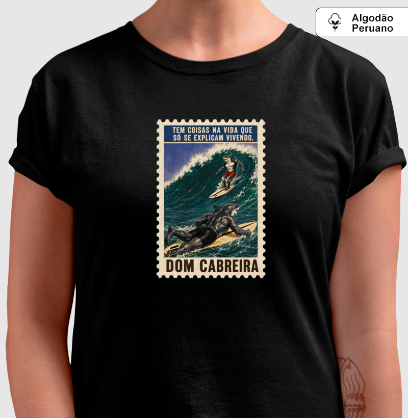 Camiseta Peruano Selo Vivendo a Vida do Surfe (feminina) - Imagem 3