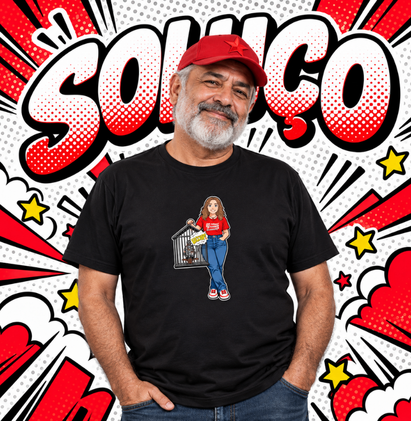 Camiseta Soluço em Algodão - Imagem 4