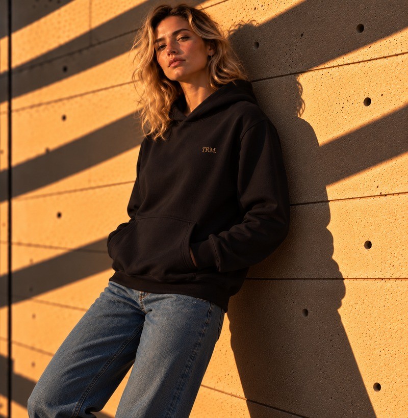 TRM Timeless Hoodie Black - Imagem 3