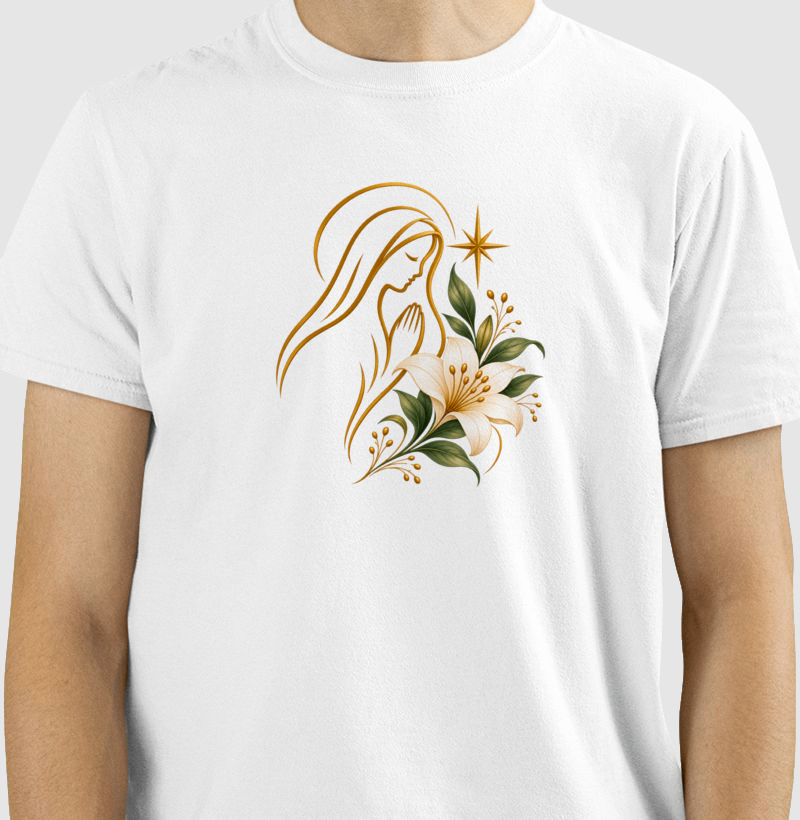 Camiseta Nossa Senhora – Luz de Maria - Imagem 3