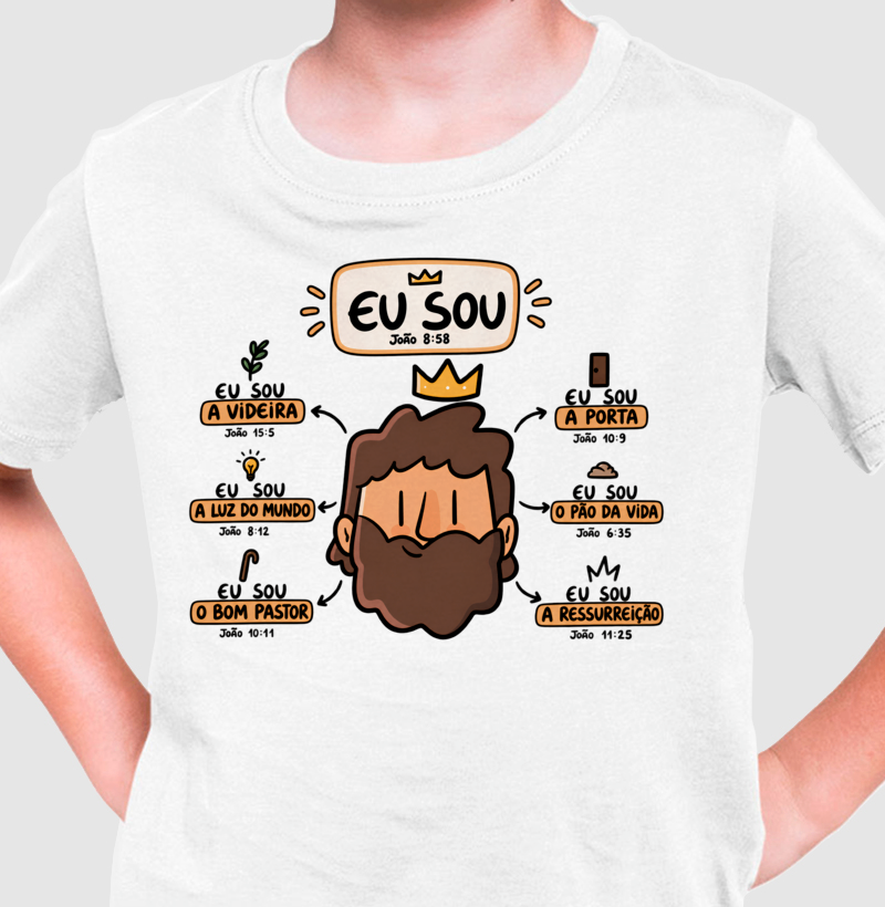 Camiseta Cristã Eu Sou - Imagem 2