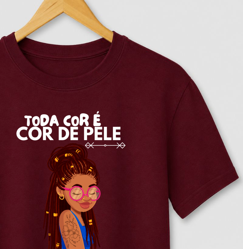 Camiseta Toda Cor é Cor de Pele - Imagem 4