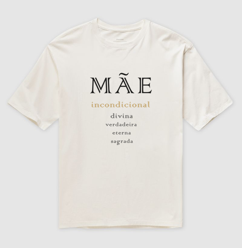 Mãe • Amor Incondicional (oversized) - Imagem 2