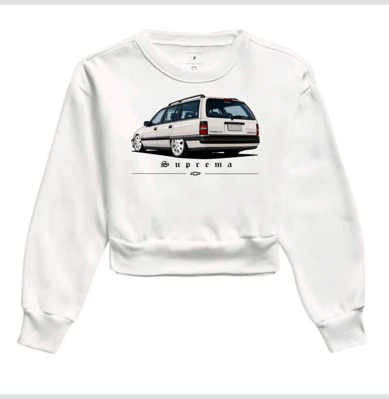 Moletom cropped feminino Ômega Suprema - Imagem 4