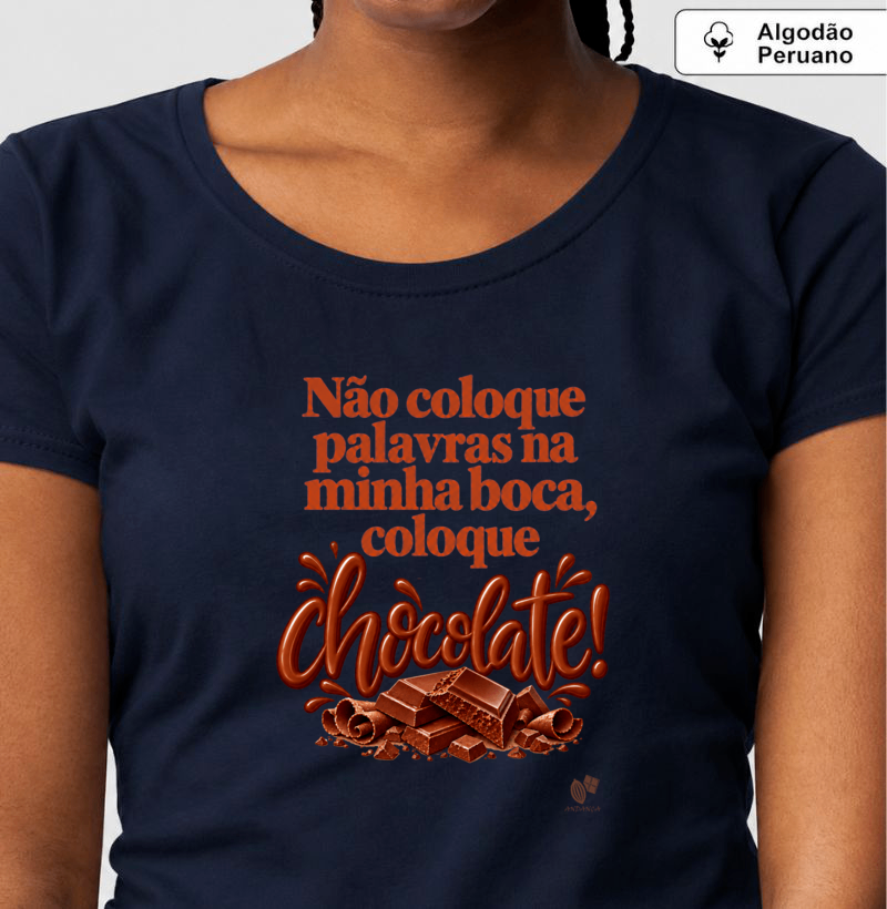 Não coloque palavras na minha boca, coloque chocolate - Imagem 2