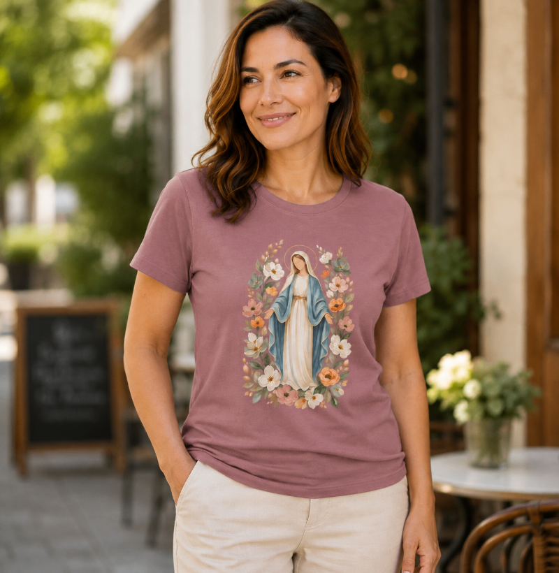 Nossa Senhora das Graças com Flores - Imagem 4
