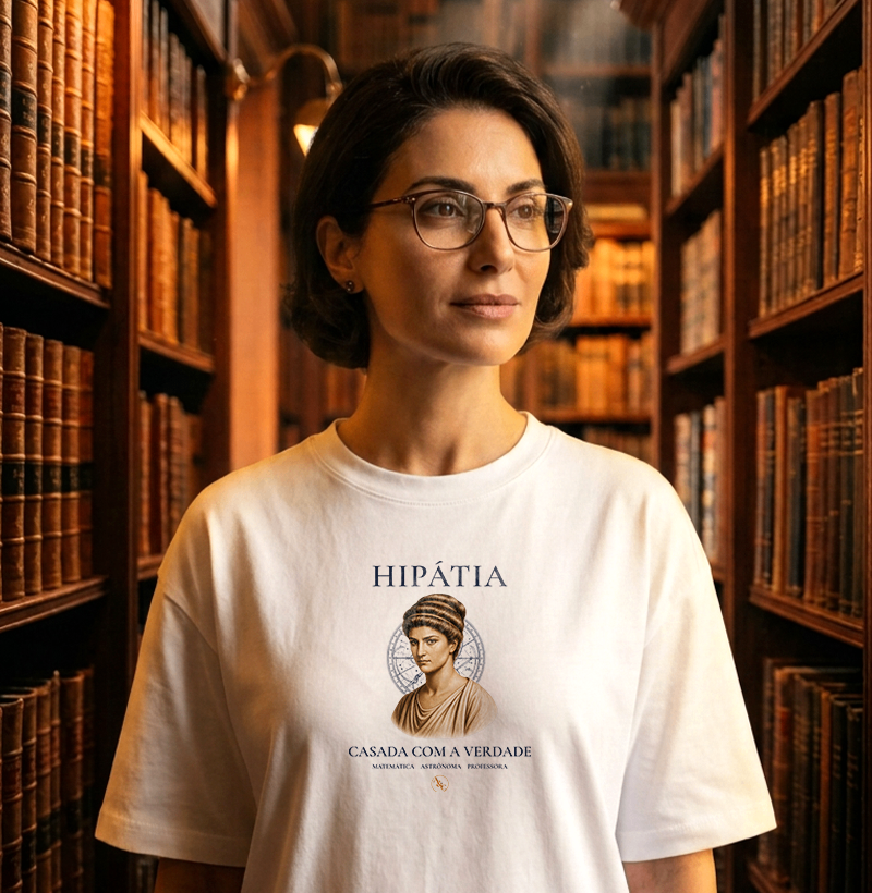 Camiseta Filosófica Luz de Alexandria | Arte & Compor - Imagem 2