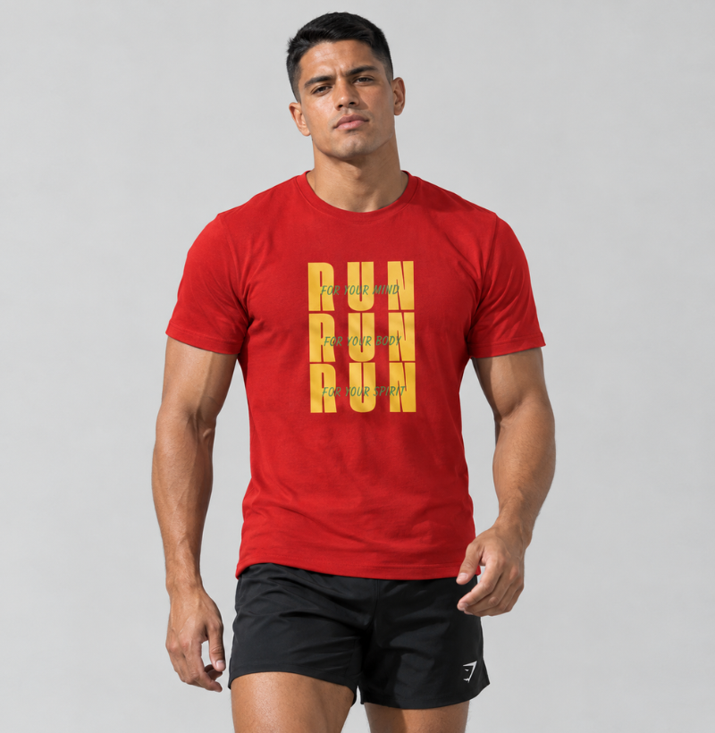 Camiseta 100% Algodão RUN RUN RUN – Amar Correr | Camiseta Running Premium - Imagem 4