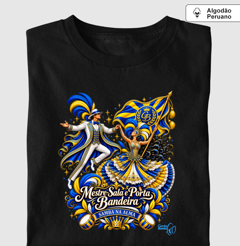 Gente Bamba - Porta bandeira Azul e branco - Imagem 2