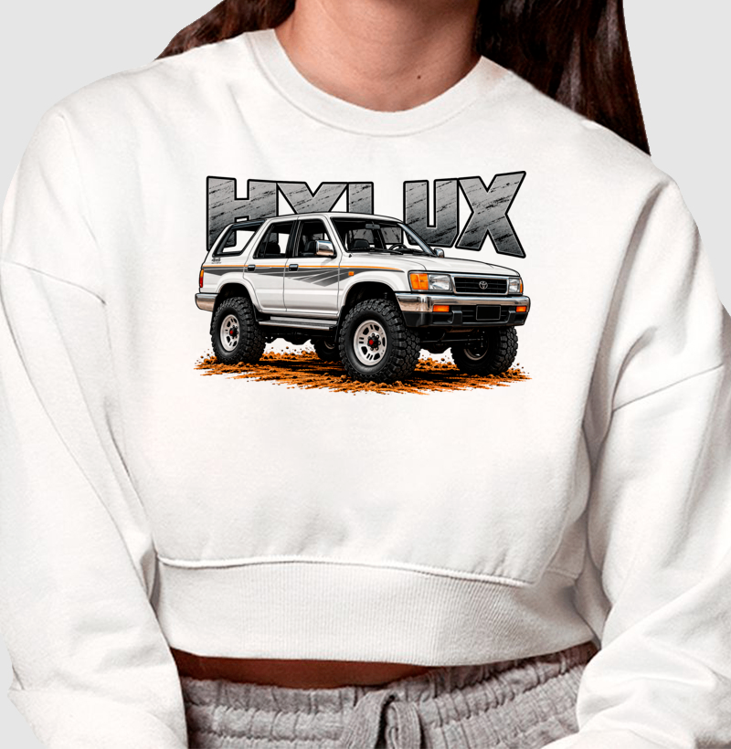 Moletom cropped feminino Hylux - Imagem 3