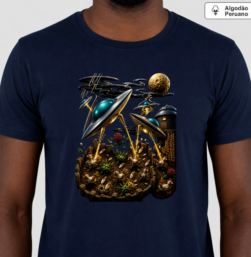 Camiseta Algodão Atack Alien - Imagem 3