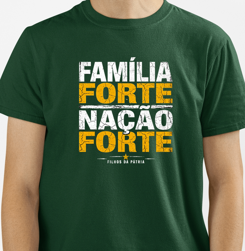 Camiseta Familia Forte Nação Forte |  Filhos da Patria - Imagem 2