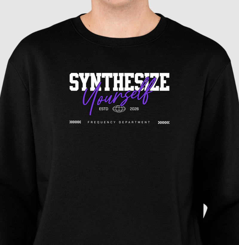 SYNTHESIZE YOURSELF — Suéter Moletom - Imagem 2