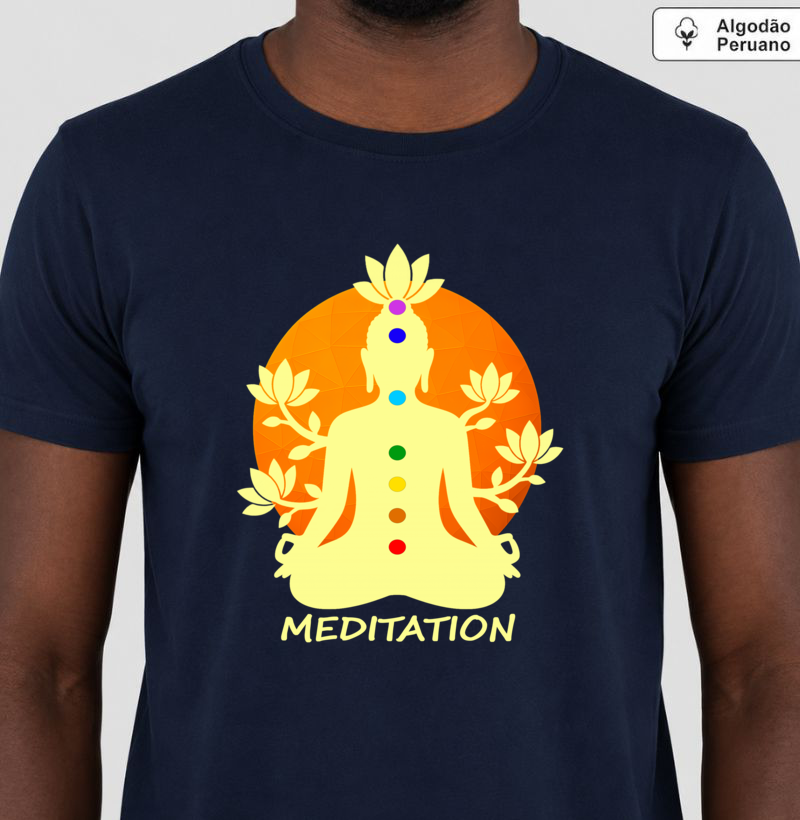 Meditação • Sete Chakras (algodão peruano) - Imagem 3