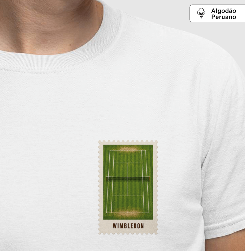 Camiseta Peruano Selo Wimbledon (masculino e feminino) - Imagem 2
