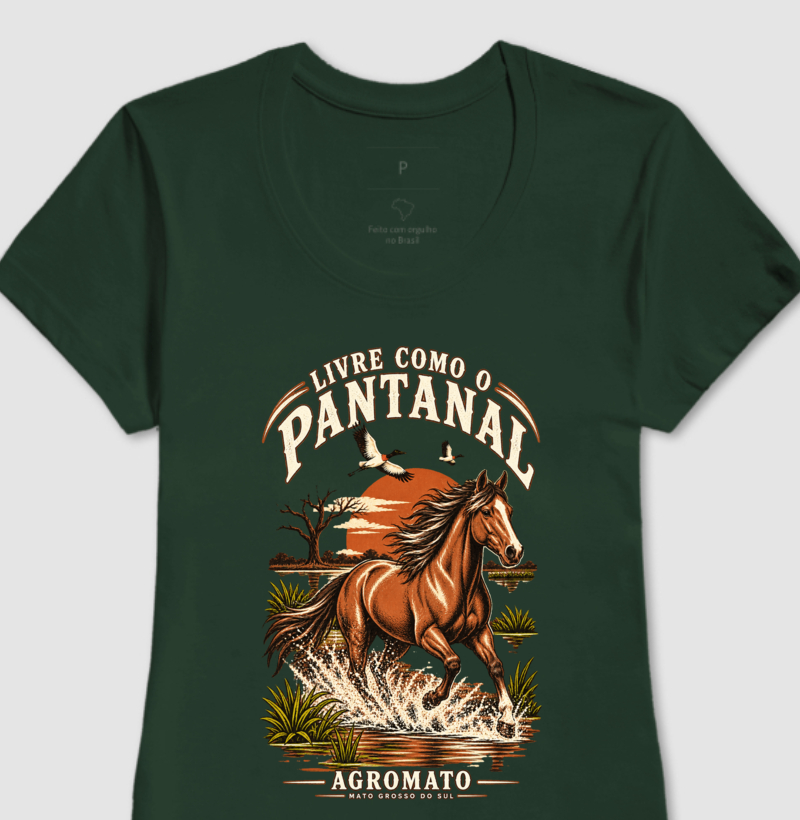 Camiseta Livre como o Pantanal - Imagem 3