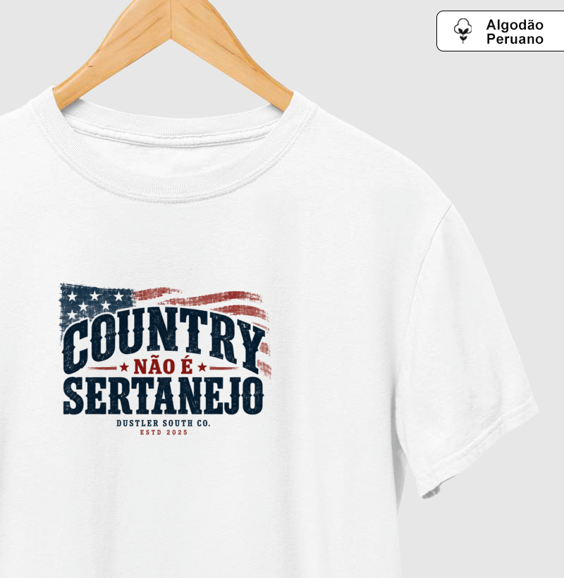 Camiseta Country Masculina Country Não é Sertanejo Dustler South Co. - Imagem 2