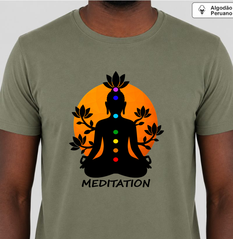 Meditação • Sete Chakras (algodão peruano) - Imagem 4
