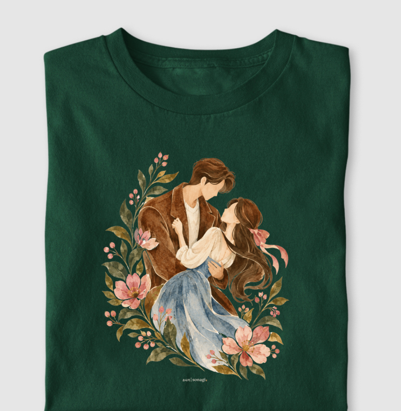 Queda nos Braços - Cena de todo dorama | Camiseta Dorameira em Aquarela - Imagem 3