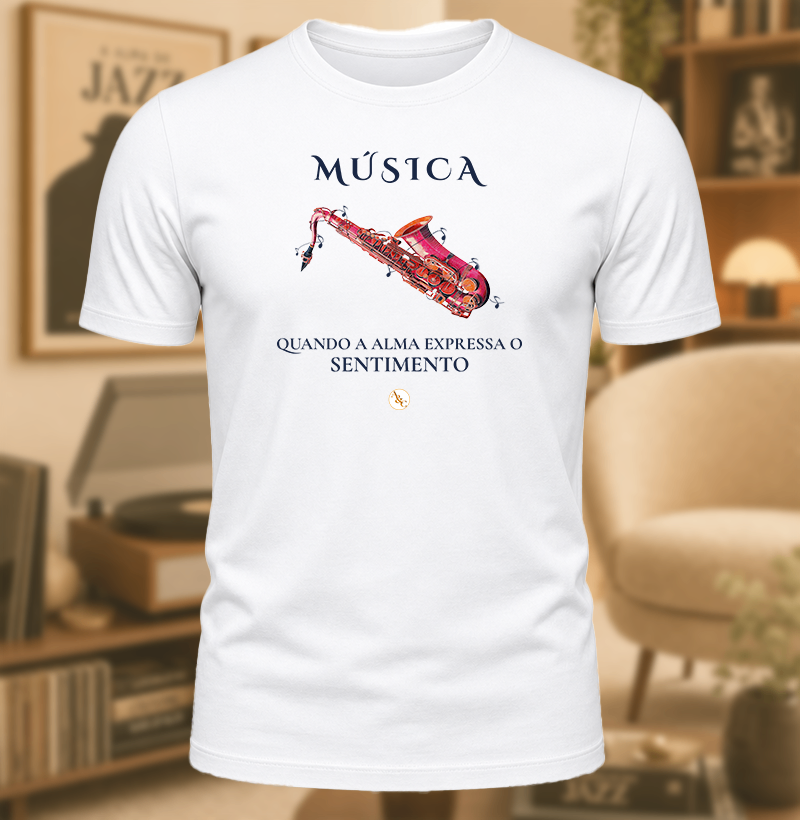 Camiseta Música, o Sentimento da Alma | Arte para Vestir - Imagem 3