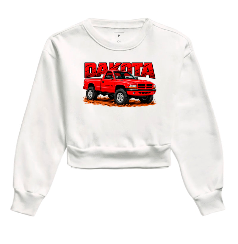 Moletom cropped feminino Dakota - Imagem 4
