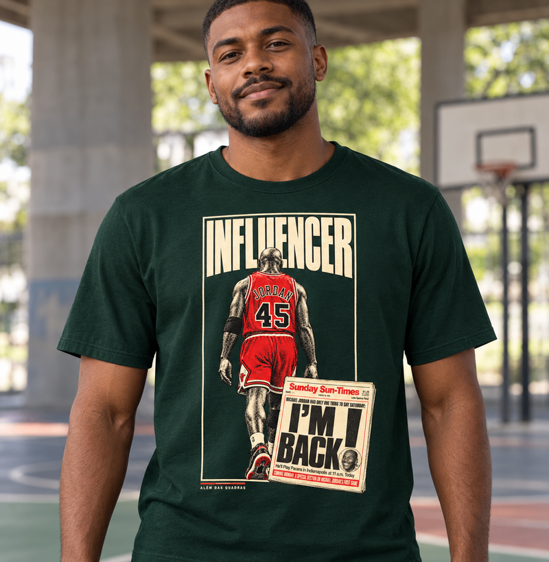 Camiseta Michael — I'm Back 1995 | Influencers Ballers - Imagem 2