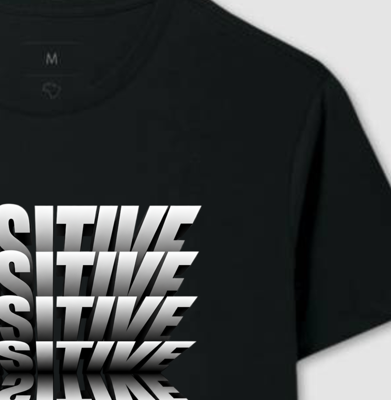 Camiseta  Positive — Algodão Premium - Imagem 3