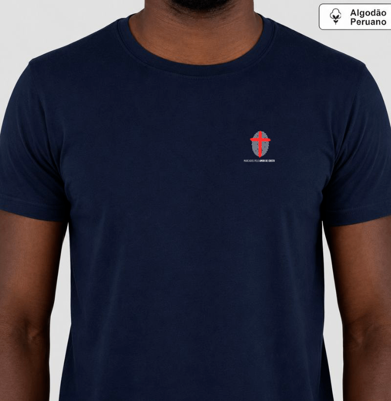 Camiseta Algodão Peruana Marcados pelo amor de Cristo - Imagem 3
