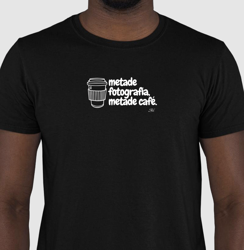 T-shirt | Shutter 19 Fotografia | Metade Fotografia, Metade Café  - Imagem 3