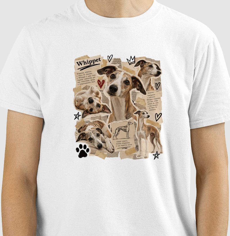 Whippet Vintage Collage - Imagem 3