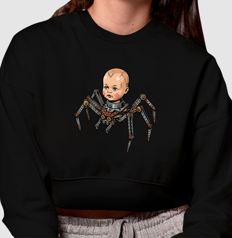 Cropped Moletom Brinquedo Esquecido - Imagem 2