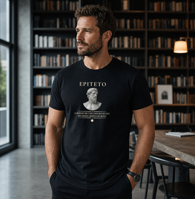 Camiseta O Senhor de Si - Epiteto - Imagem 3
