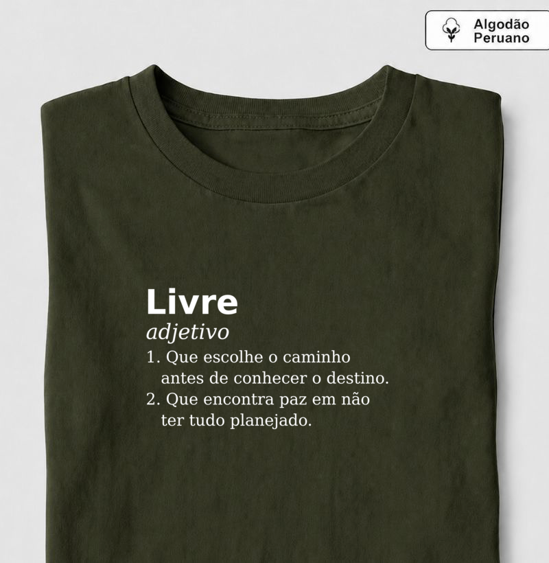 Camiseta Algodão Peruano | Livre - Adjetivo  - Imagem 2