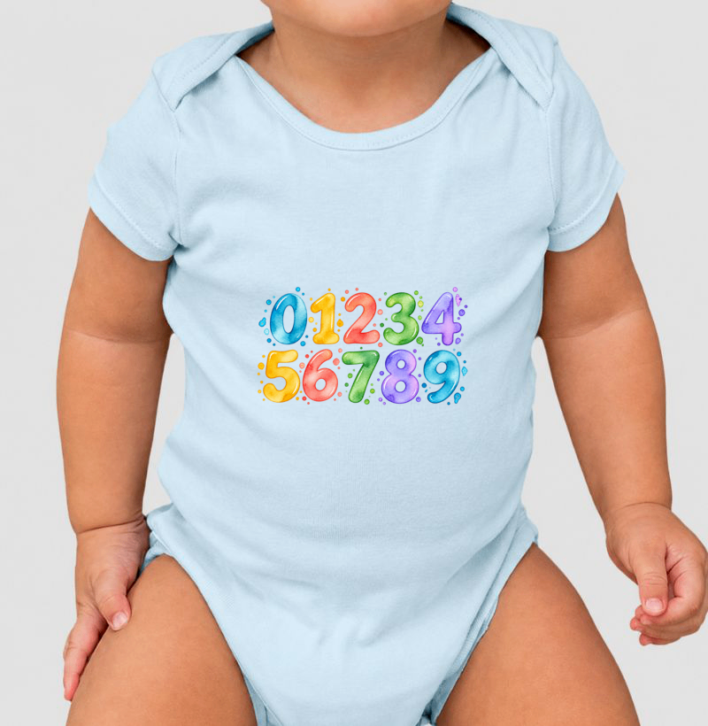 Body Números em Cores - Imagem 4