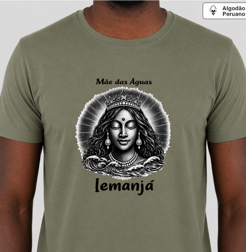 Iemanjá • Mãe das Águas (algodão peruano) - Imagem 4