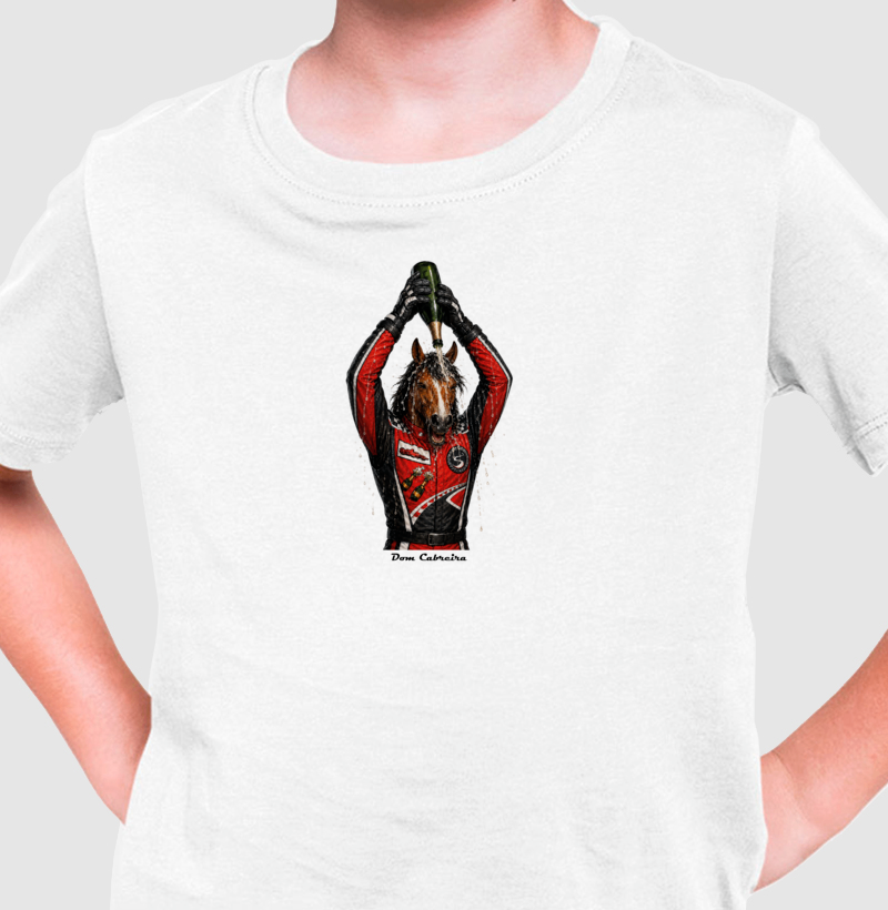 Camiseta Infantil Campeão de Corrida F1 - Imagem 3
