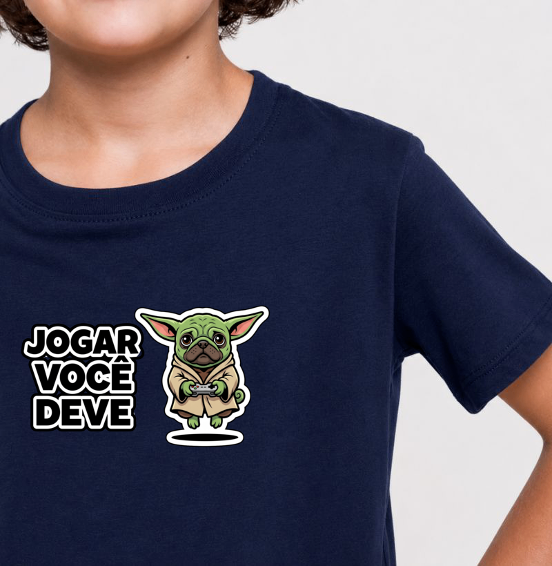 Camiseta Infantil Mestre Pug - Imagem 3
