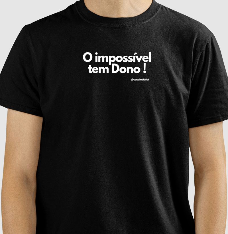 Camisa devocional  -  O impossível tem dono ! - Imagem 4