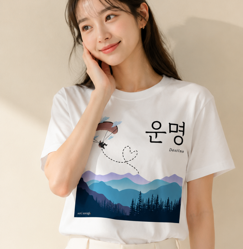 Camiseta Destino — 운명 - Imagem 2