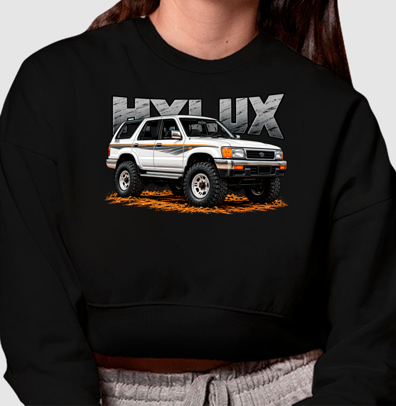 Moletom cropped feminino Hylux - Imagem 2